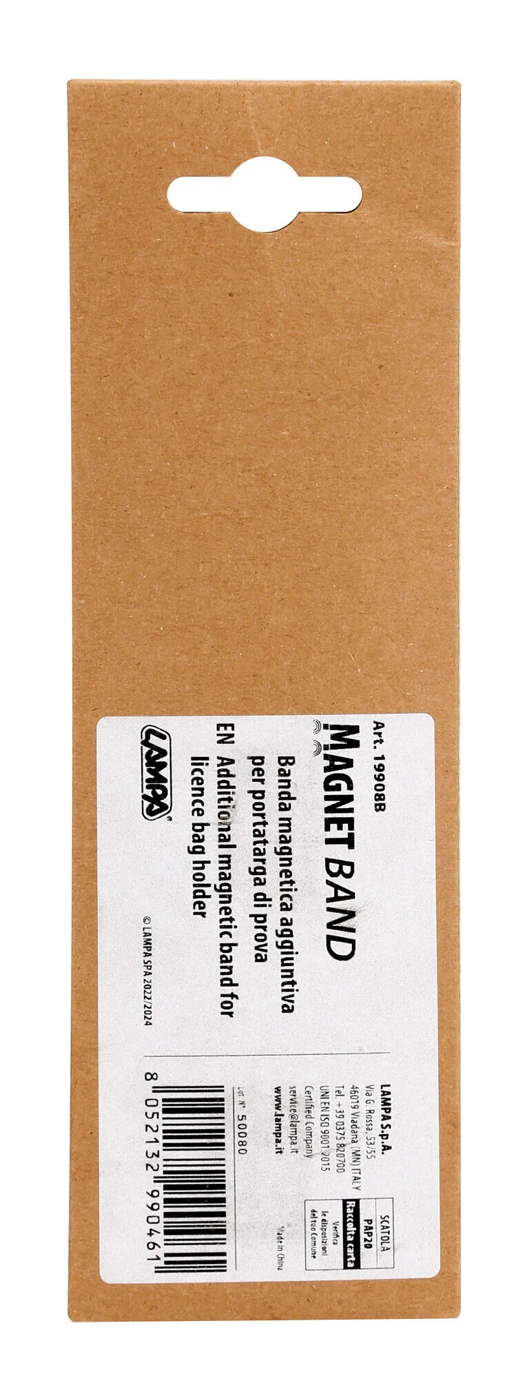 La confezione di Banda magnetica di ricambio per portatarga di prova