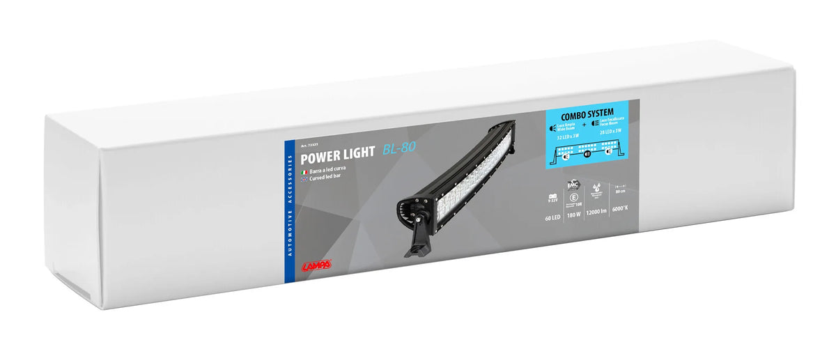 La confezione di Barra a Led con struttura curva in alluminio, 12/24V, vista 2