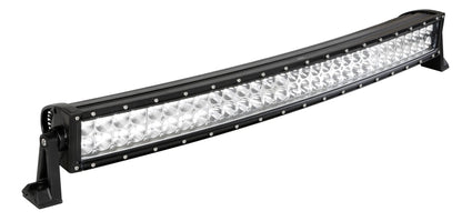 Barra a Led con struttura curva in alluminio, 12/24V su fondo bianco, vista 4
