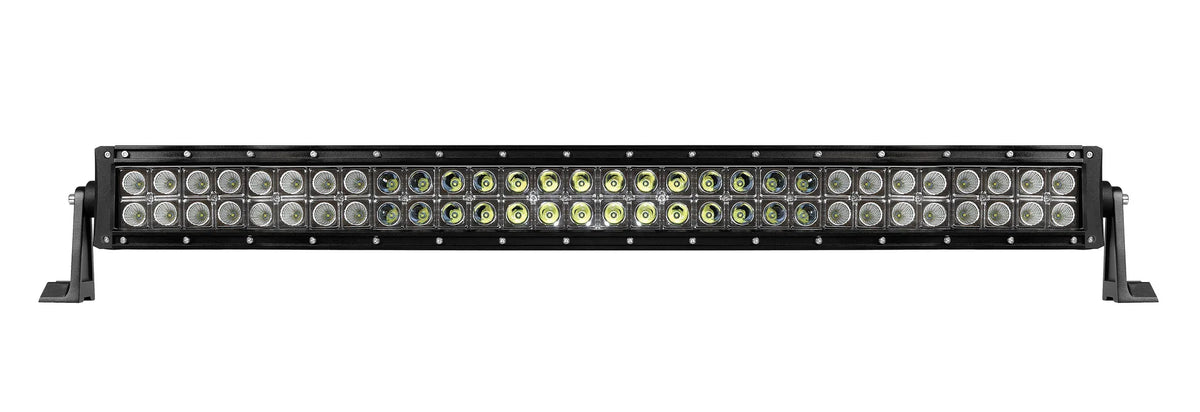 Barra a Led con struttura curva in alluminio, 12/24V su fondo bianco, vista 5