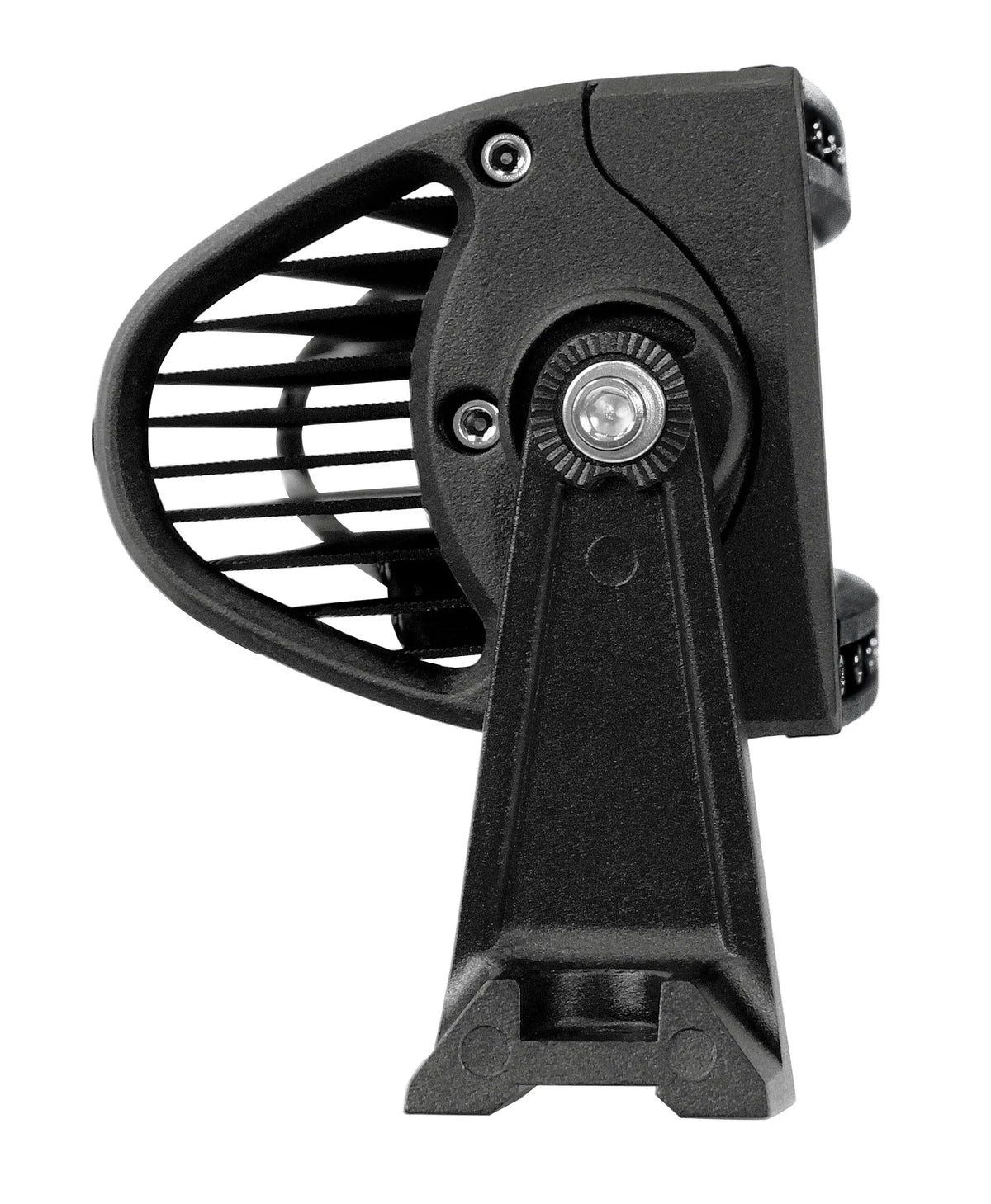 Barra a Led con struttura curva in alluminio, 12/24V su fondo bianco, vista 6