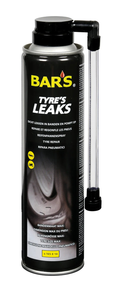 Bar's Tyre’s Leaks, gonfia e ripara pneumatici — consente una riparazione fai da te rapida e facile, senza smontare la ruota…