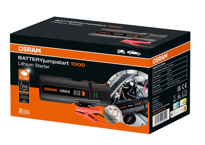 BATTERYjumpstart 1000, avviatore di emergenza con funzione su fondo bianco, vista 14