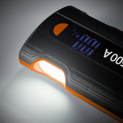 BATTERYjumpstart 1500, avviatore di emergenza con funzione su fondo bianco, vista 11