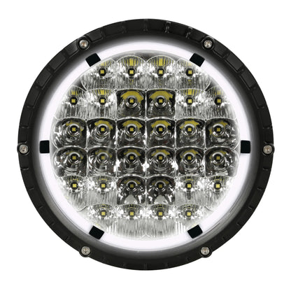 Bextar, proiettore supplementare a 62 Led - 12/24V - Ø 195 su fondo bianco, vista 4