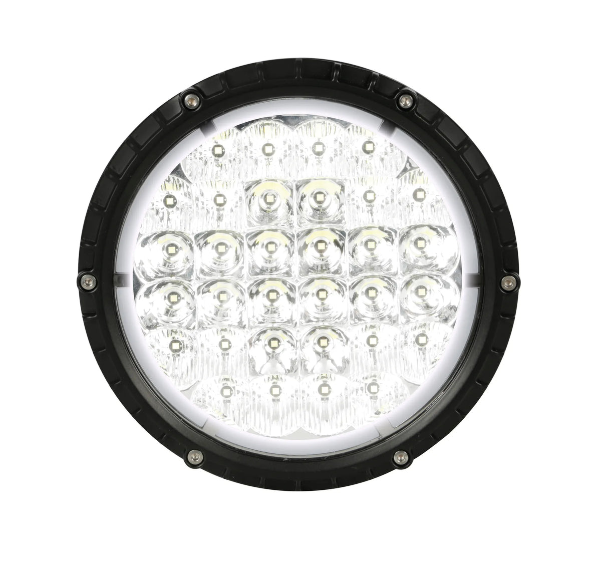Bextar, proiettore supplementare a 62 Led - 12/24V - Ø 195 su fondo bianco, vista 5