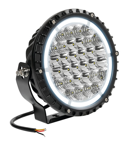 Bextar, proiettore supplementare a 62 Led - 12/24V - Ø 195 su fondo bianco, vista 6