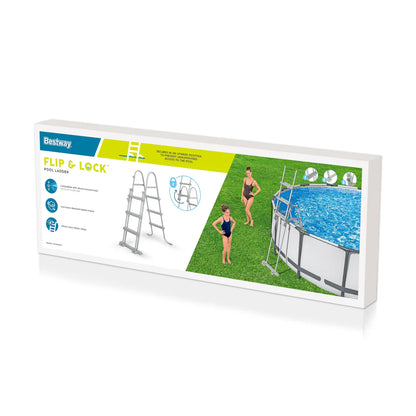 Scala di sicurezza per piscine - senza piattaforma - cm 107 - (Mod. 58330)