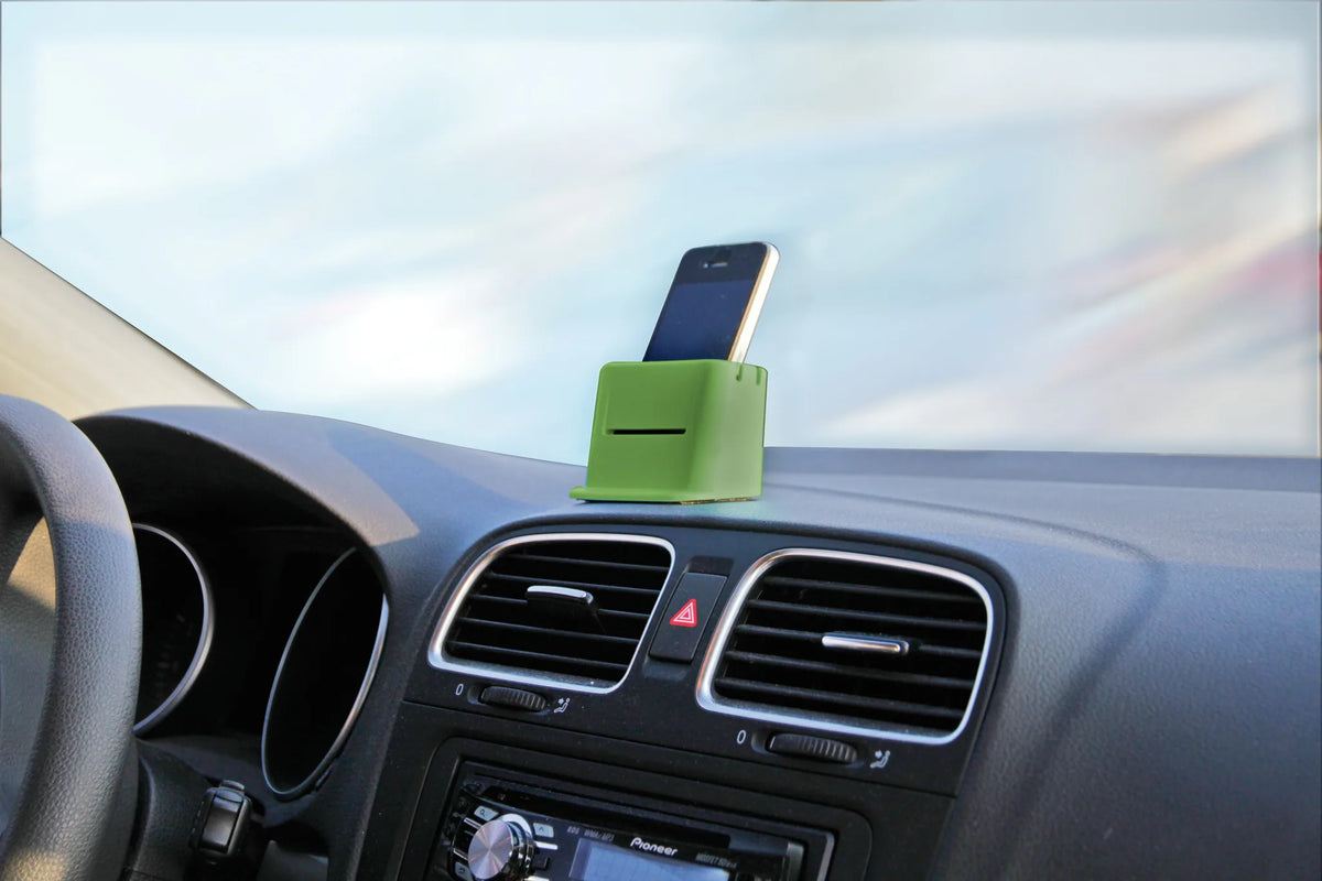 Big-foot, porta cellulare e smart-phone - Display 12 pz montato sul veicolo