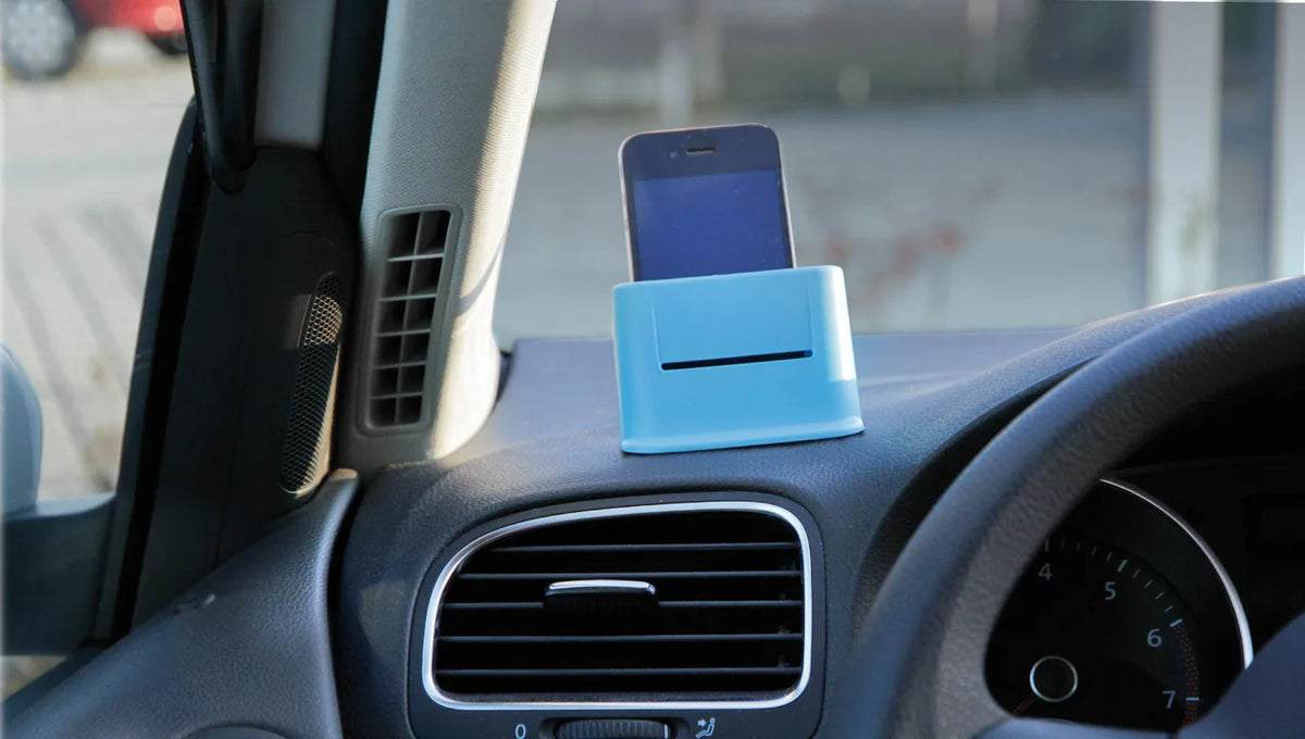Big-foot, porta cellulare e smart-phone - Display 12 pz montato sul veicolo