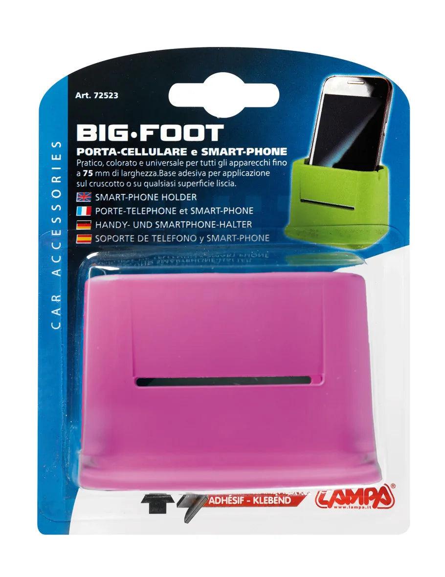 La confezione di Big-foot, porta cellulare e smart-phone - Display 12 pz