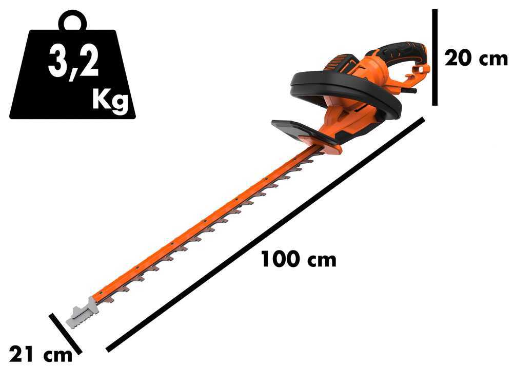 Tagliasiepi elettrico 'behts551-qs' 650 w BLACK DECKER  