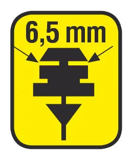 Disegno tecnico quotato di Blade-X Plus, con le misure