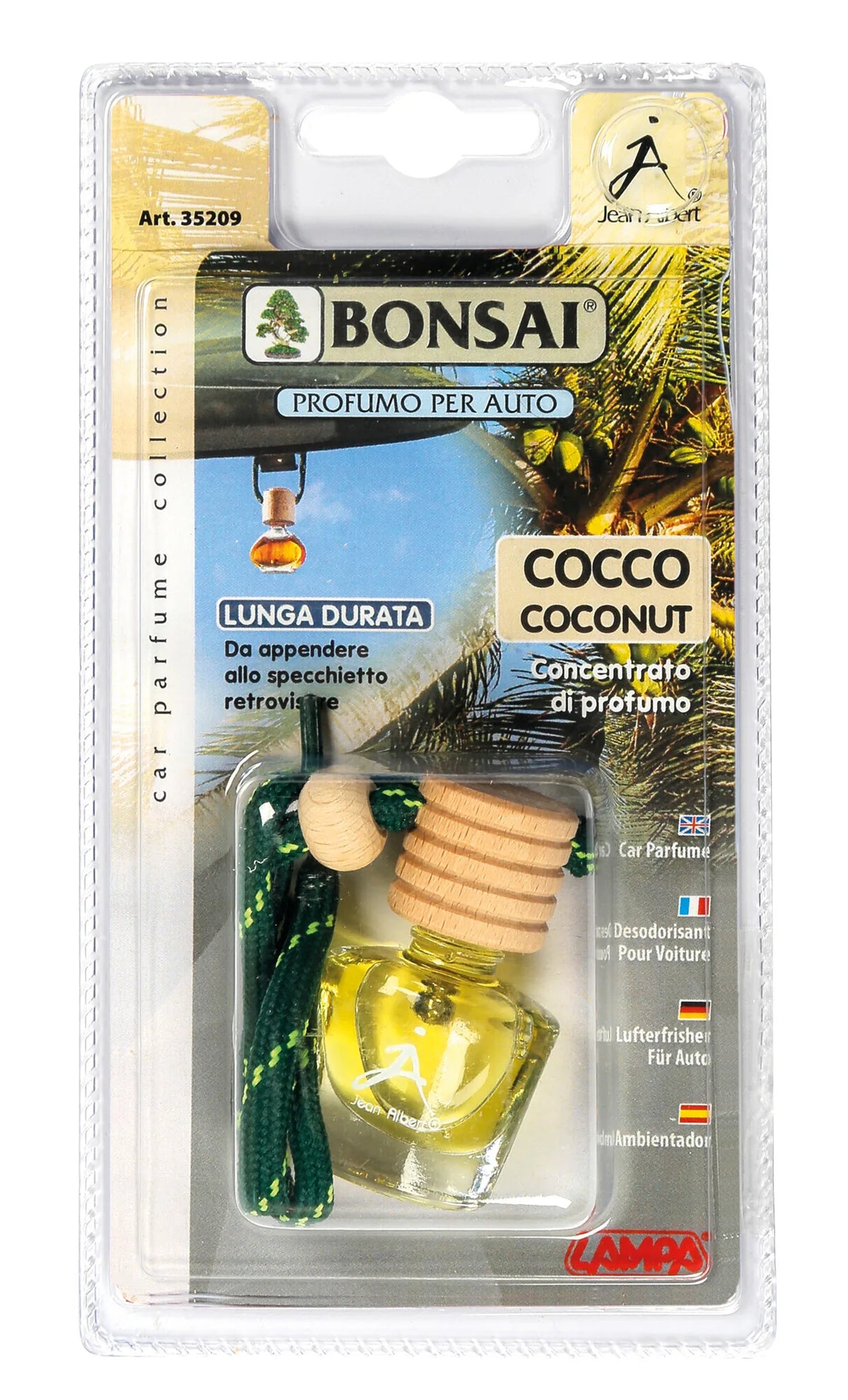 La confezione di Bonsai, deodorante