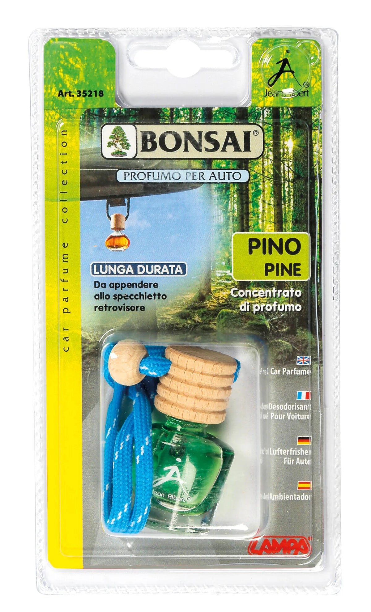 La confezione di Bonsai, deodorante