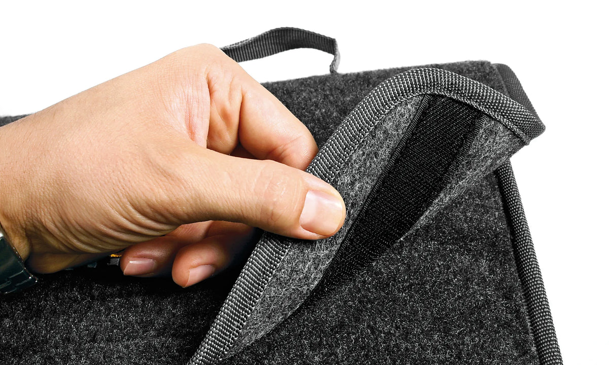 Borsa organizer per baule con rivestimento interno — prodotte in moquette resistente e lavabile