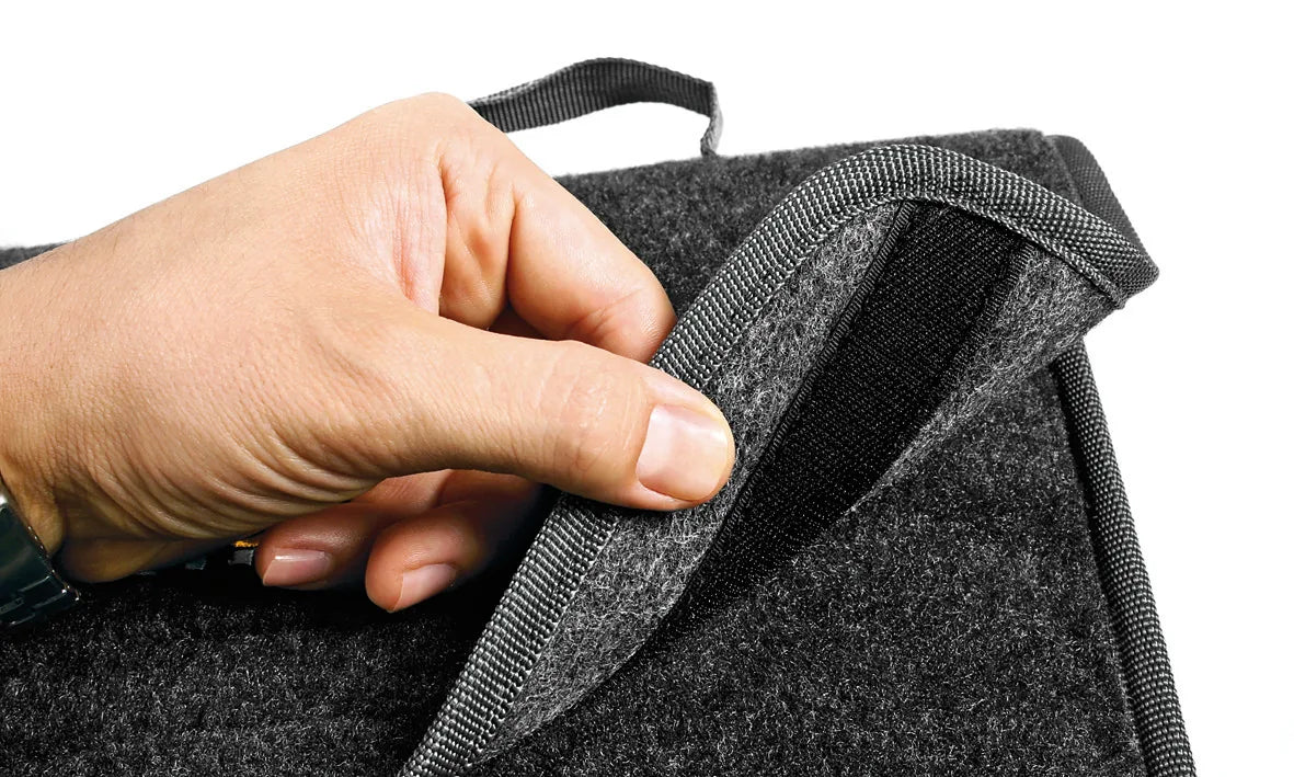 Borsa organizer per baule con rivestimento interno — rivestite internamente in materiale impermeabile
