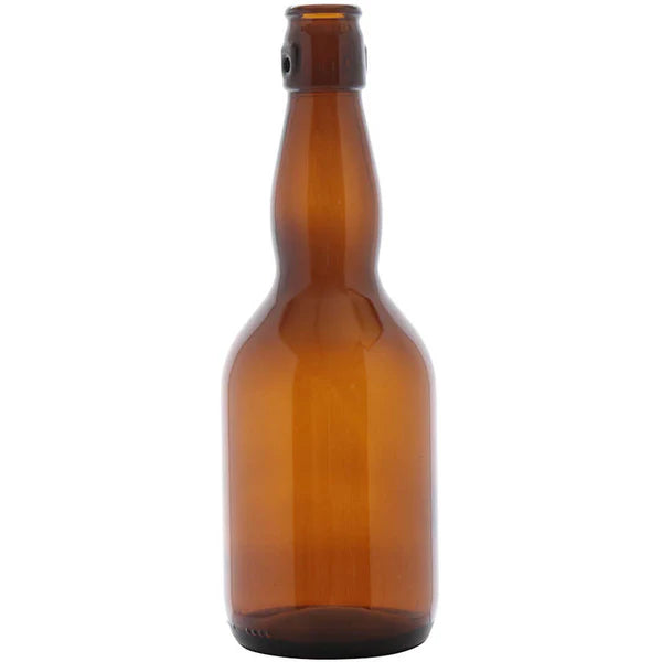 Bottiglia in vetro tipo 'birra special' 500 ml - colore ambra - 20 pz