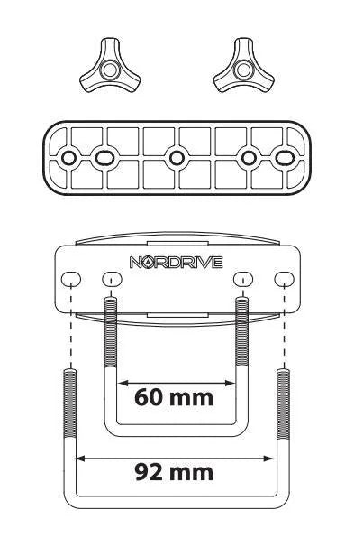 Disegno tecnico quotato di Box 400, box tetto, con le misure