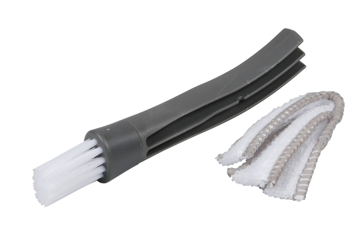 Brush 2 in 1, spazzola pulizia per bocchette di su fondo bianco, vista 2
