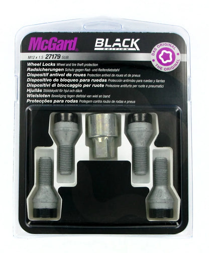 La confezione di Bulloni conici, kit 4 pz - Black Edition