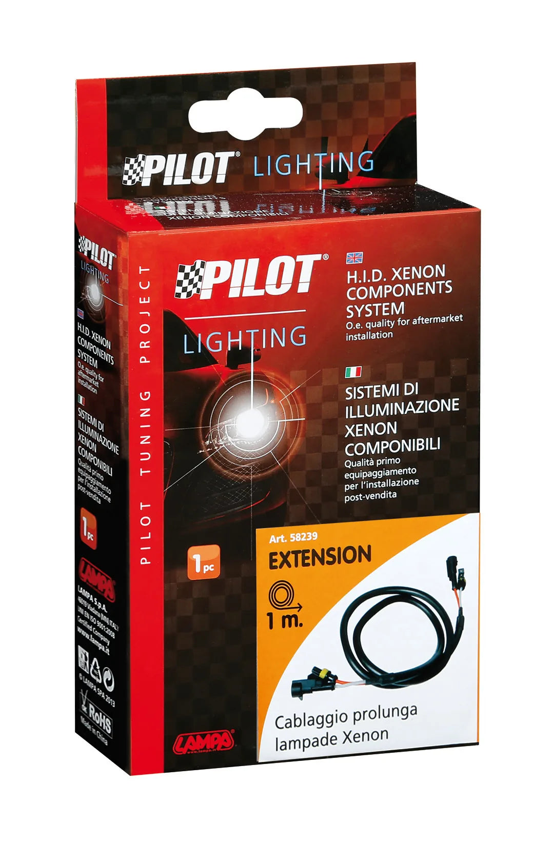 La confezione di Cablaggio prolunga lampade Xenon - 1 m