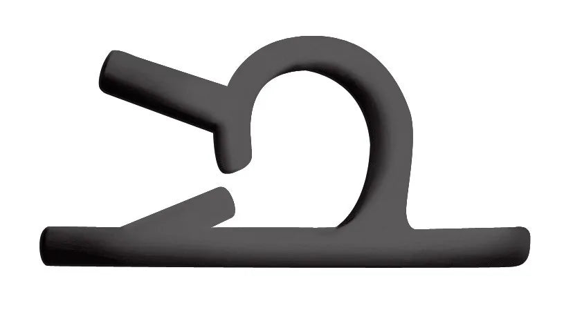 Cable-Clamp, clips fermacavi adesive, 6 pz su fondo bianco, vista 2