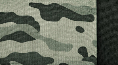 Camo Air-Force, set fodere coordinate su fondo bianco