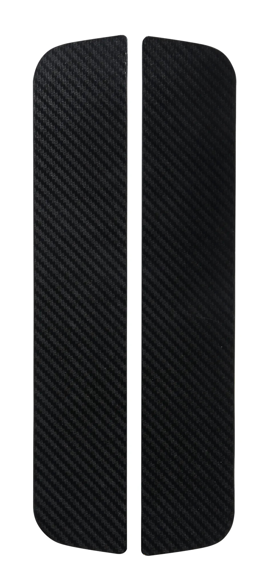 Carbon-Look, profili battitacco portiera adesivi - 300x55 mm — prevengono o coprono i graffi del battitacco portiera
