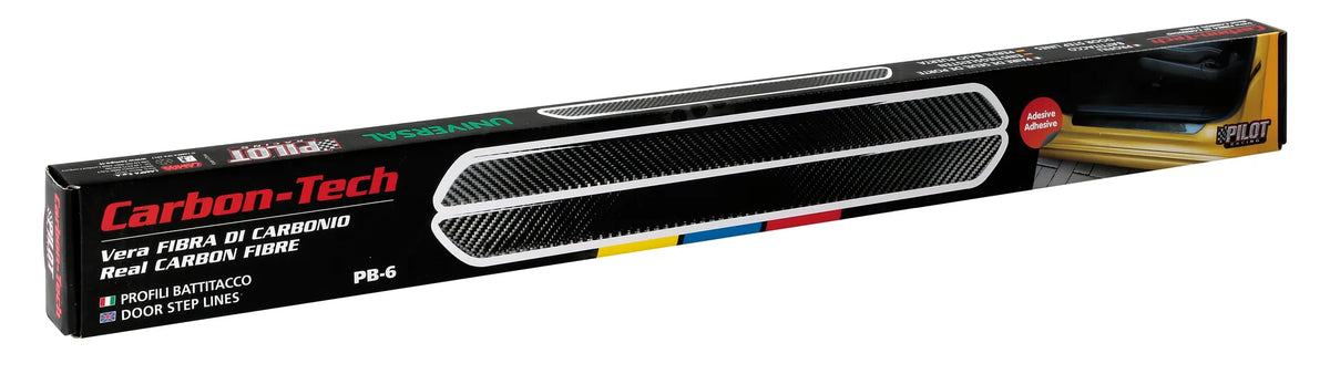 La confezione di Carbon-Tech, profili battitacco - S - 258x36 mm
