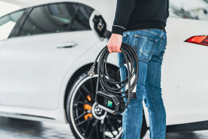 Carica batteria portatile per veicoli elettrici montato sul veicolo, vista 5