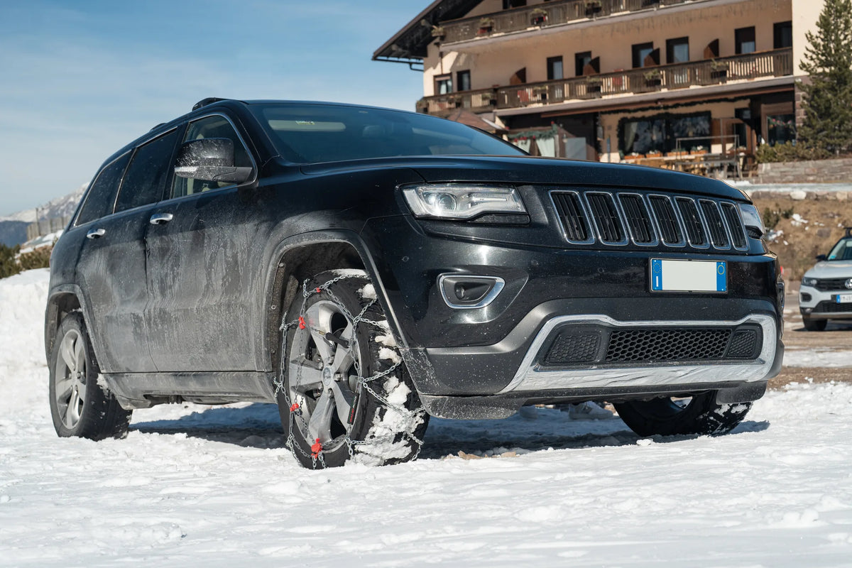 Catene da neve SnowDrive S-12 per SUV, 4x4 e fuoristrada montato sul veicolo