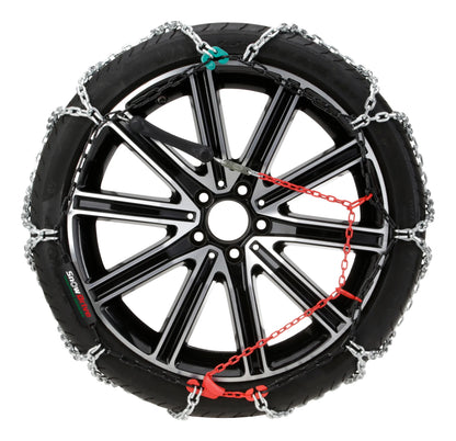 Catene da neve SnowDrive S-16 per furgoni, SUV e camper — filo maggiorato da 4,3 mm per pneumatici uso pesante