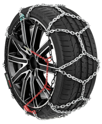 Catene da neve SnowDrive S-16 per furgoni, SUV e camper su fondo bianco, vista 11