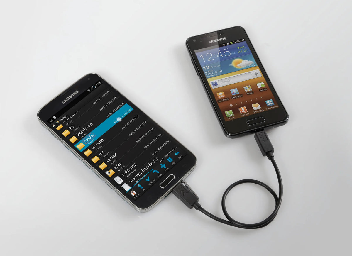 Cavo OTG Micro Usb > Micro Usb - 30 cm montato sul veicolo