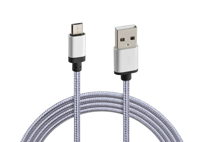Cavo rinforzato Usb > Micro Usb - 100 cm — struttura in metallo, collo rinforzato, antistrappo. Compatibile con ricarica…