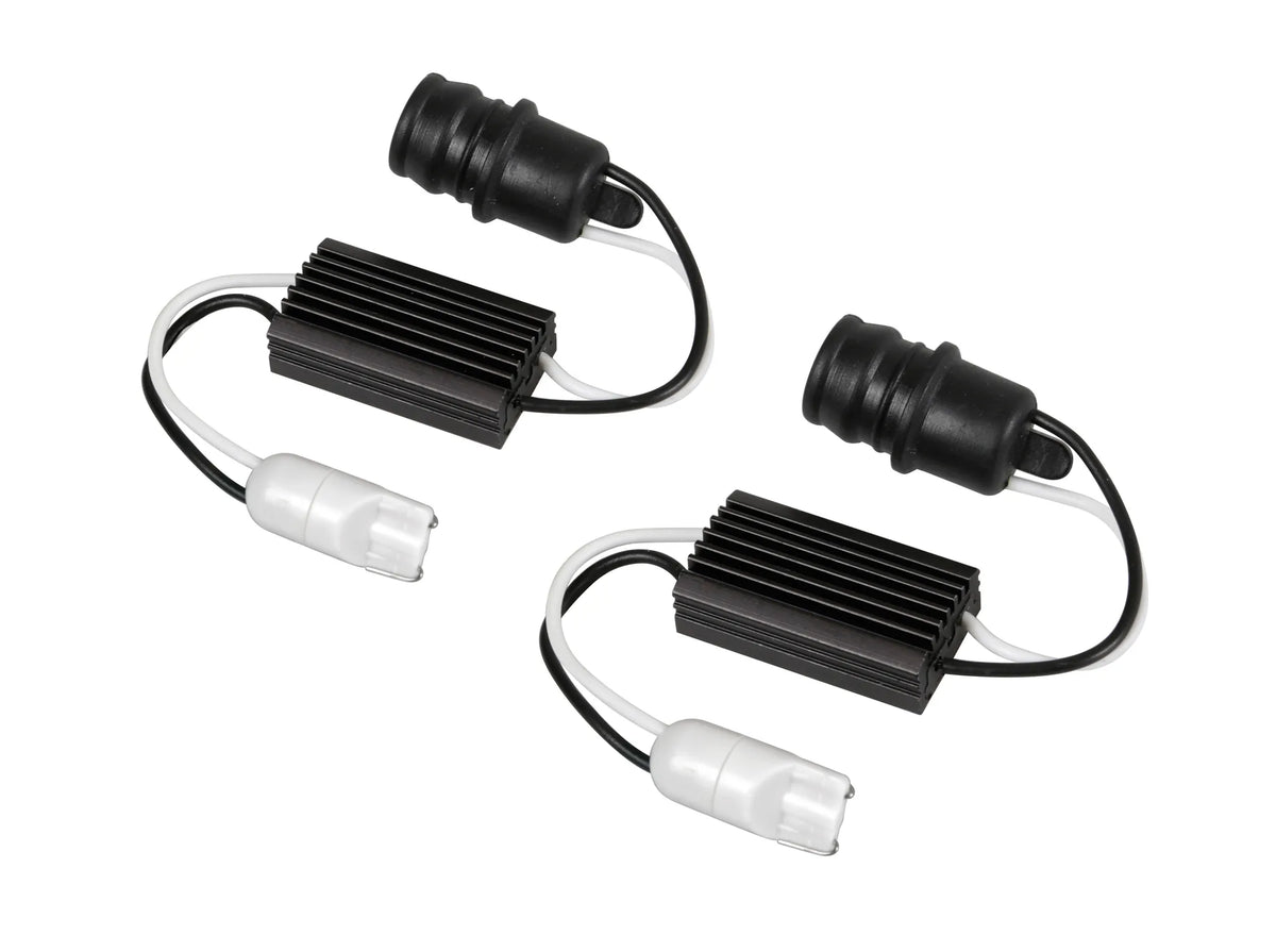 Cheat-Box kit per lampadine a Led con attacco T10, 12V — il kit comprende 2 cheat boxes precablati per attacco T10