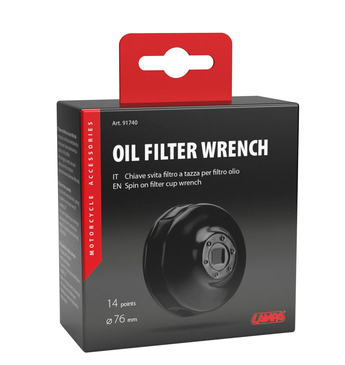 La confezione di Chiave svita filtro a tazza per filtro olio per filtro Ø