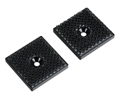 Clips Duotec auto-accoppianti, foro centrale, set 2 pz — compatibili con tutti i nastri adesivi serie Duotec