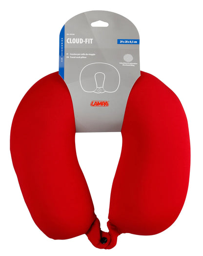 La confezione di Cloud-Fit, cuscino per collo da viaggio - Blu Navy