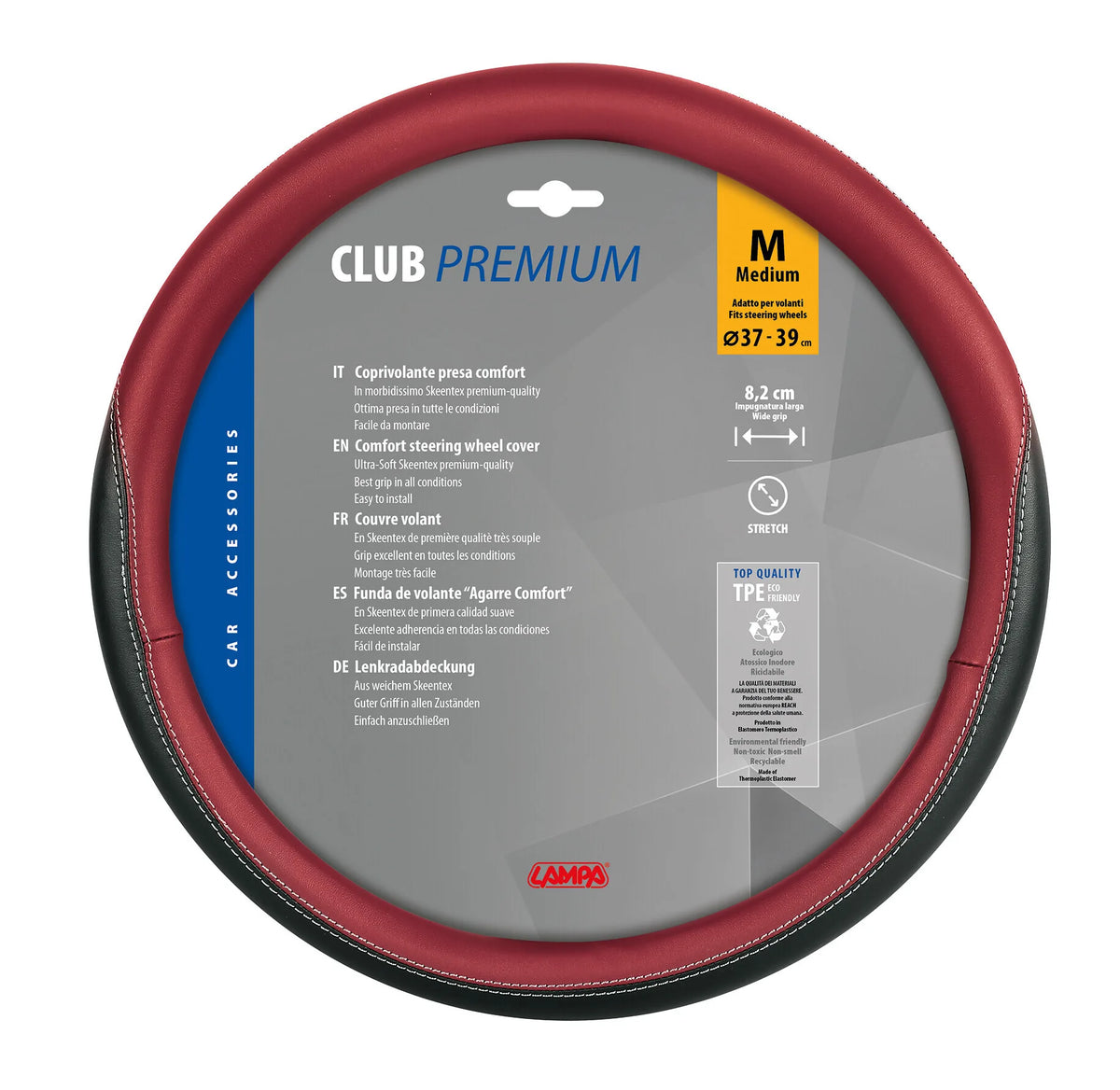 Club, coprivolante in Skeentex - S - Ø 35/37 cm — interno in materiale ecologico, riciclabile, atossico ed inodore