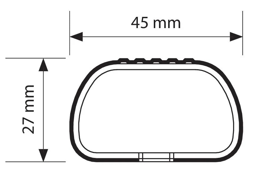 Disegno tecnico quotato di Club, set completo barre portatutto in acciaio - XL - 135 cm, con le misure, vista 3