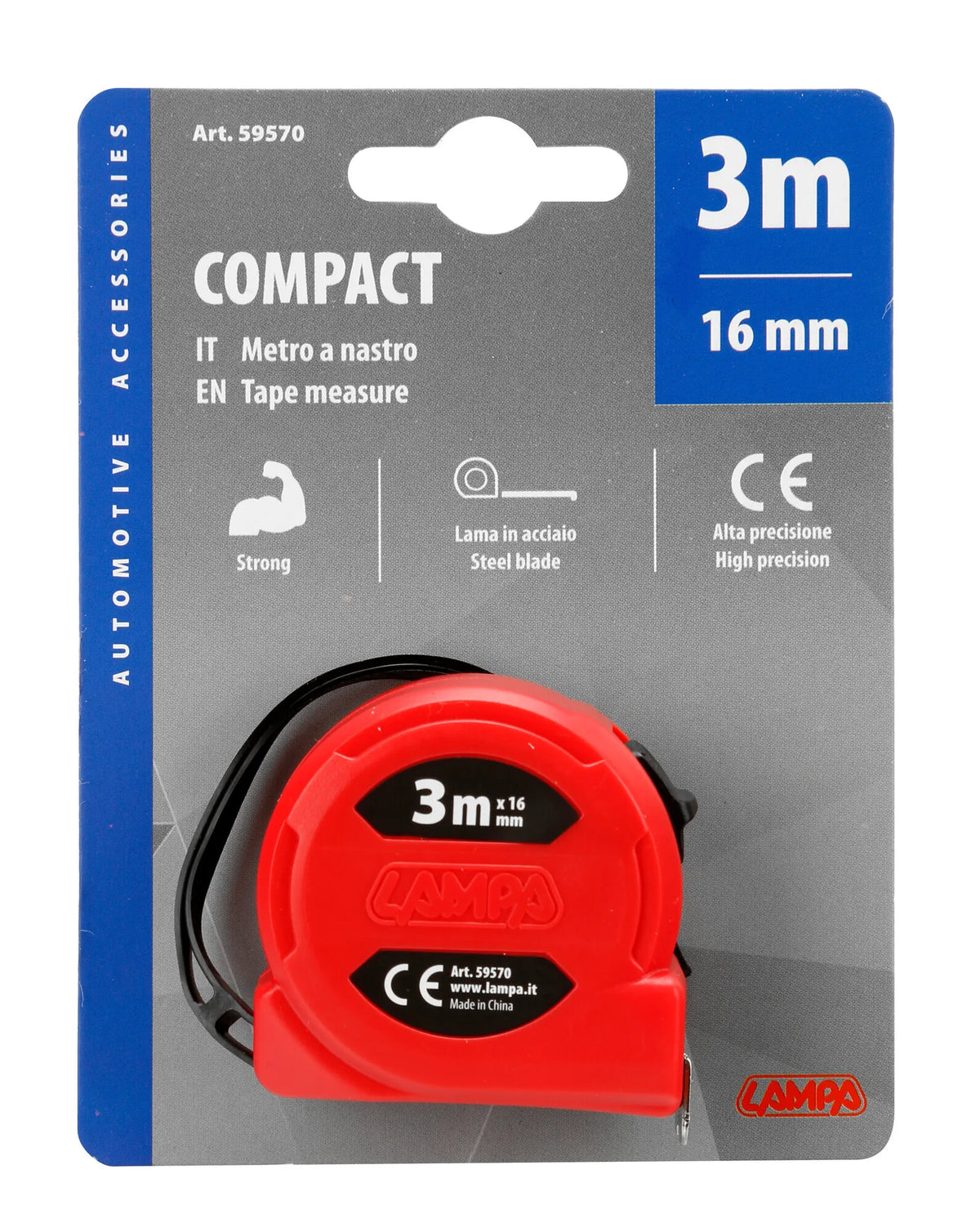La confezione di Compact, metro a nastro quantità: 12