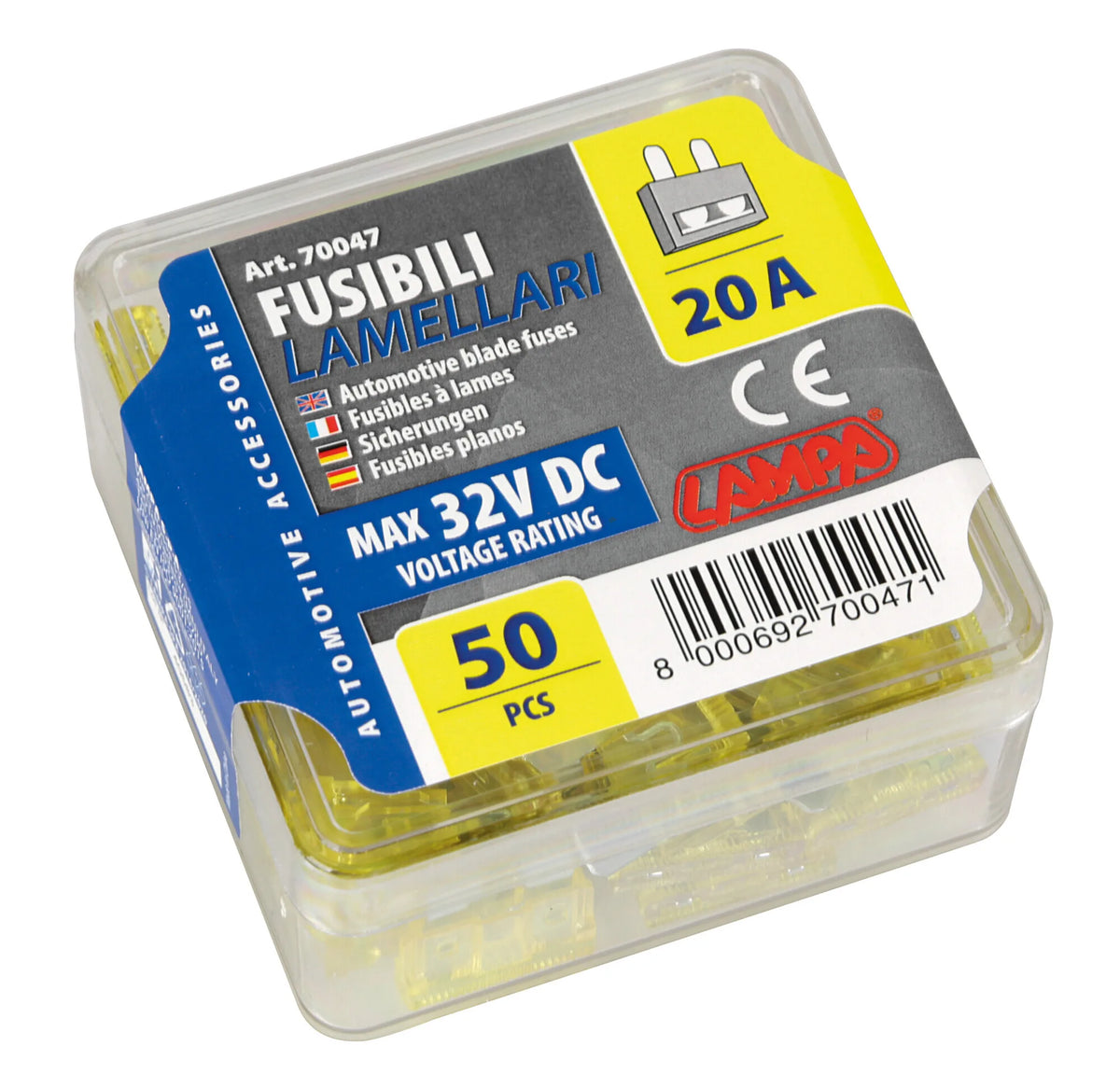 La confezione di Confezione 50 fusibili lamellari, 12/32V, vista 5