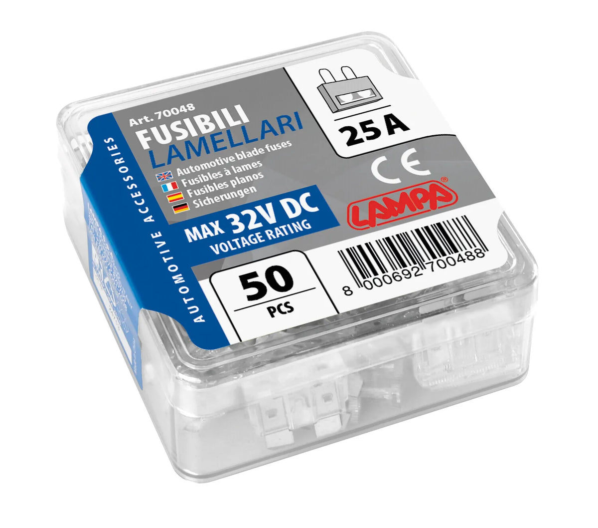 La confezione di Confezione 50 fusibili lamellari, 12/32V, vista 6