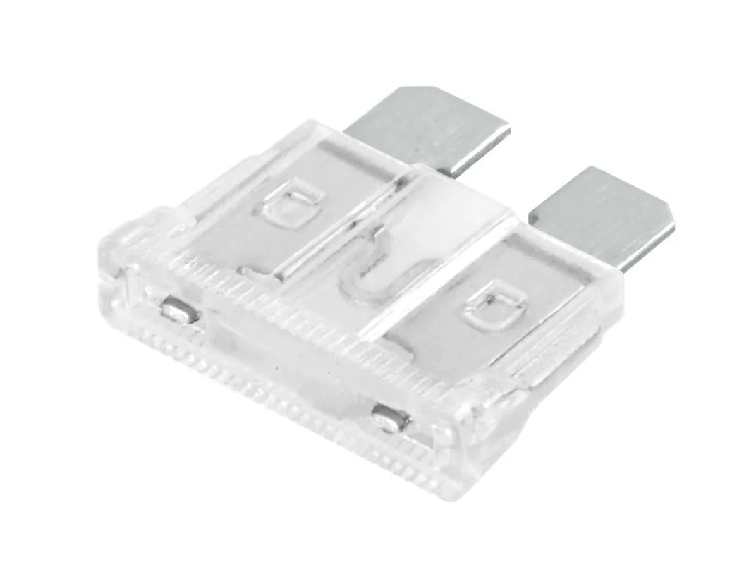 Confezione 50 fusibili lamellari, 12/32V su fondo bianco, vista 6