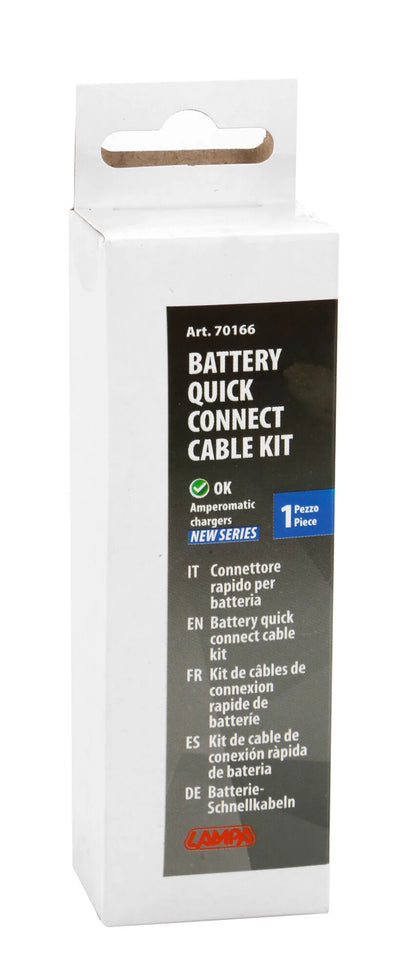 La confezione di Connettore rapido per batteria