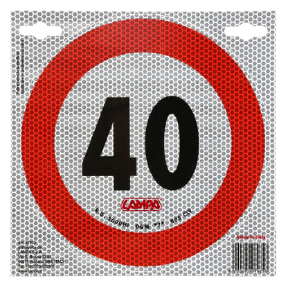 La confezione di Contrassegno limite velocità - 40 Km/h