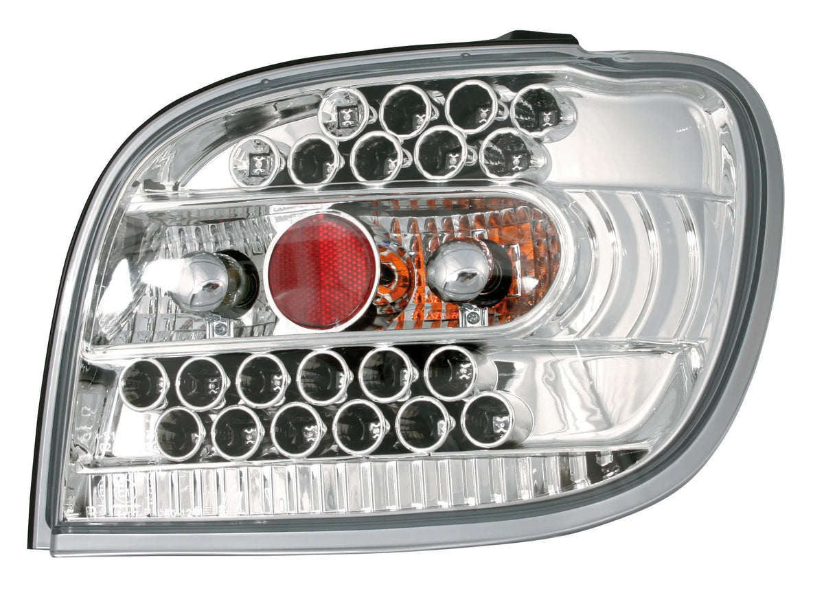 Coppia fanali posteriori LED - compatibile per Toyota Yaris su fondo bianco