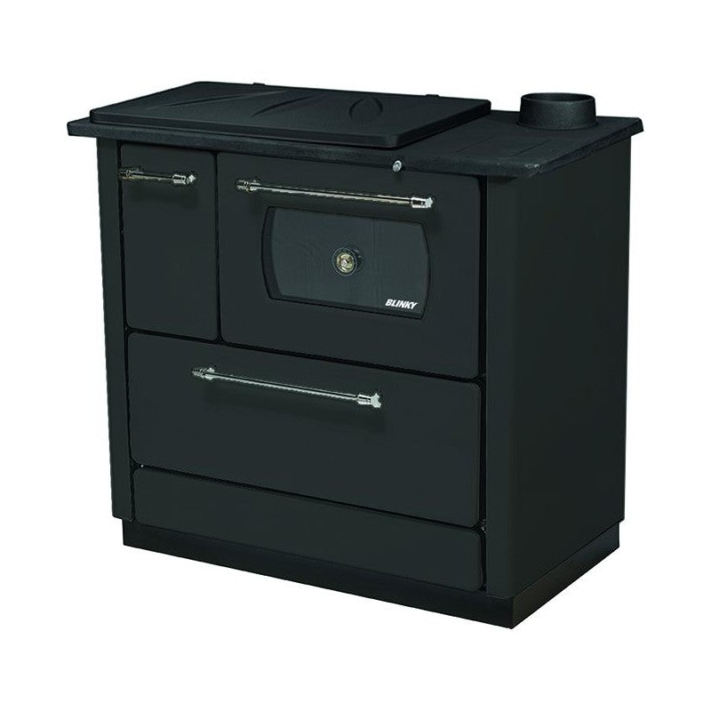 Cucina a legna con forno - Blinky Bella - colore nero